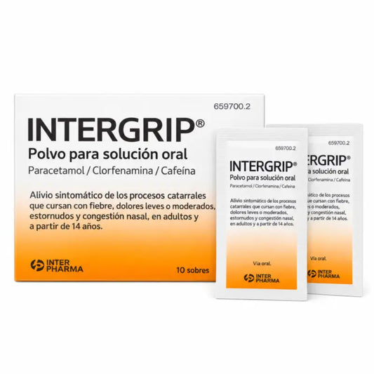 Intergrip 10 vrecúšok – prášok na prípravu perorálneho roztoku