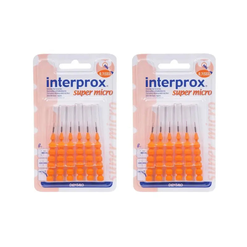 Interprox Interproximálna zubná kefka Super Micro, 2 × 6 kusov 
