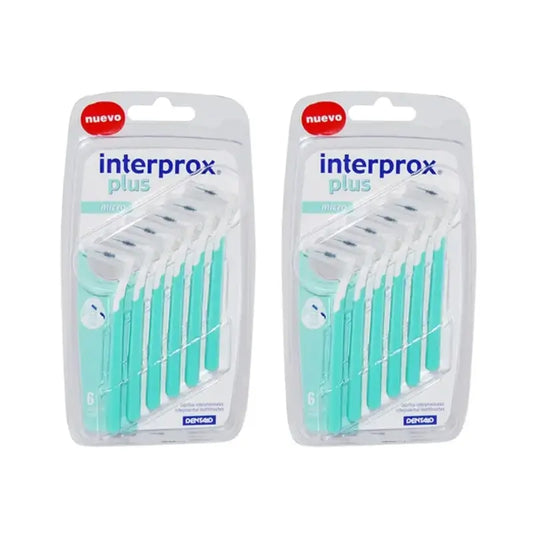 Interprox Plus – mikrointerproximálna zubná kefka, balenie 2×6 kusov 