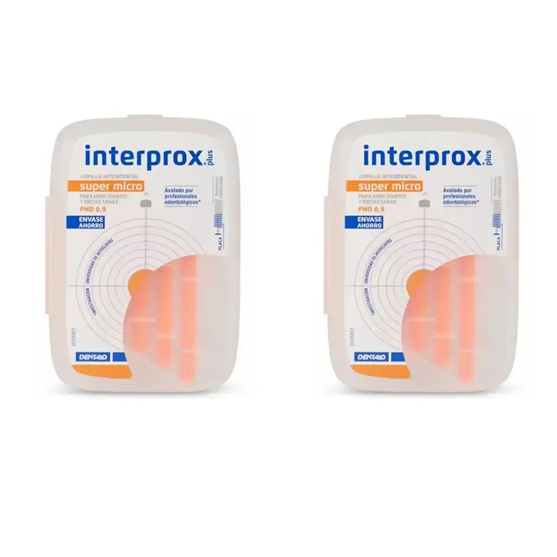 Interprox Plus Super Micro Interproximal Toothbrush, 2X10 Units