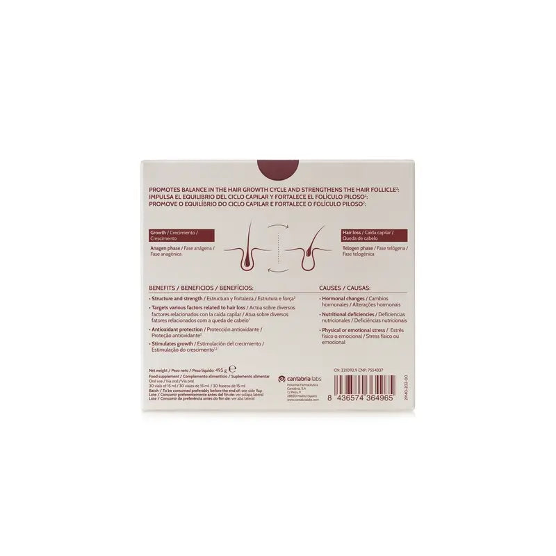 Iraltone Capilar Efflu Booster, 30 × 15 ml