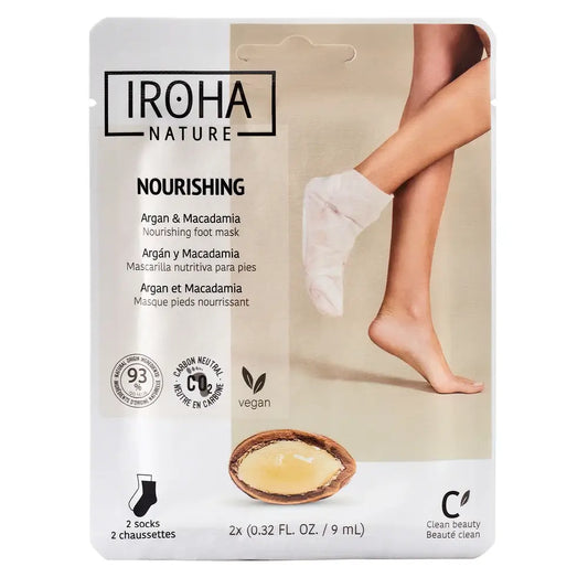 Iroha Nature – výživná pleťová maska na telo a ponožky, 20 ml 