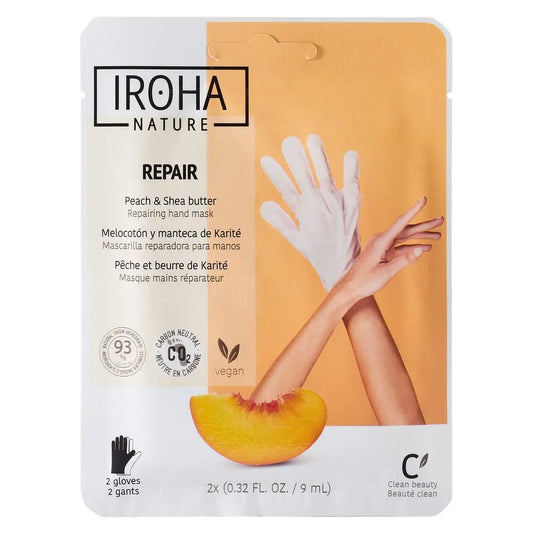 Iroha Nature – regeneračné rukavice na telo s maskou, 20 ml 