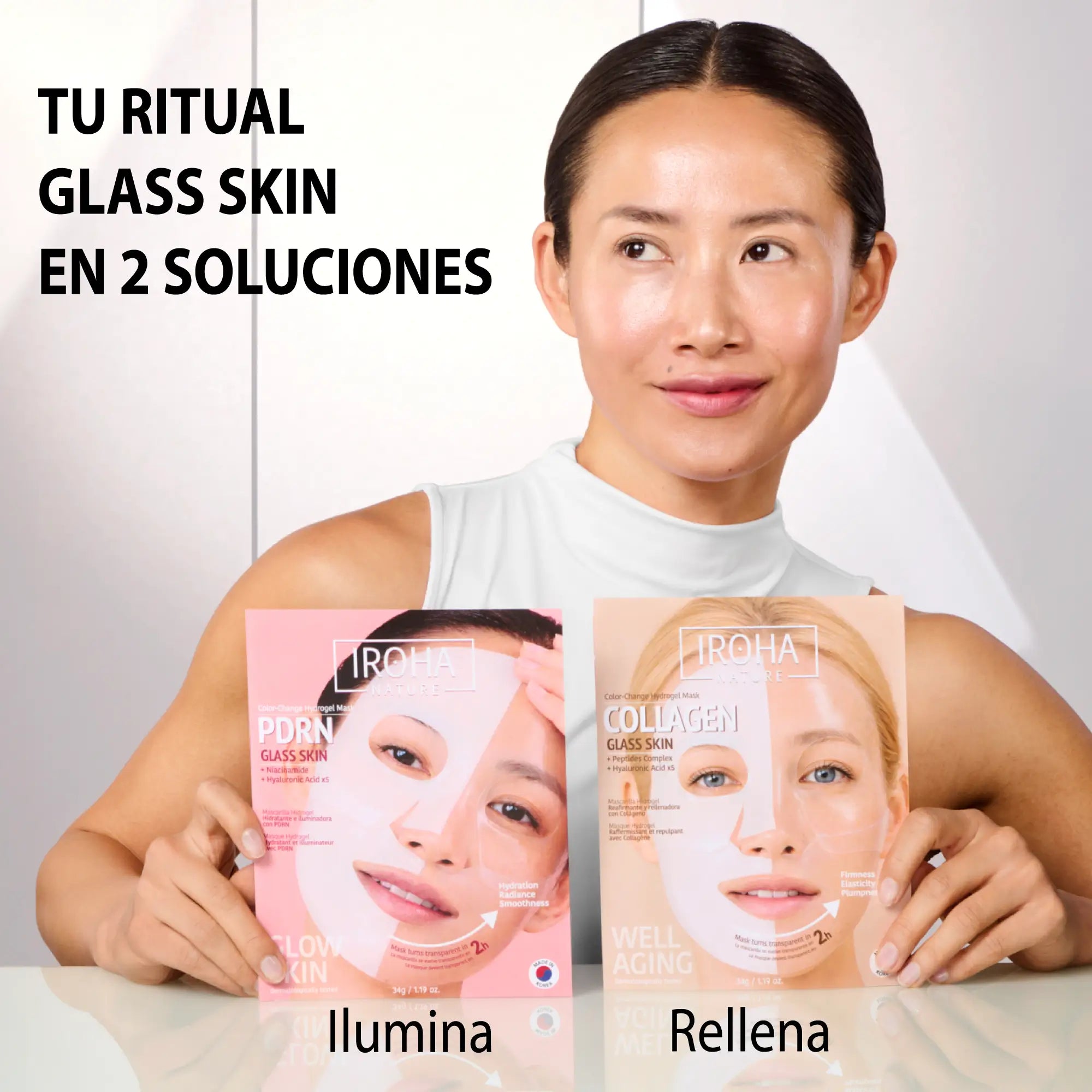 Iroha Nature Iroha Nature Hydrogélová maska Glass Skin s PDRN, 1 g