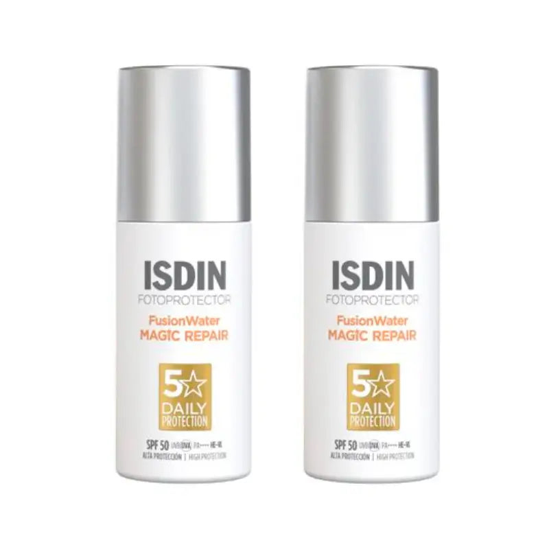 Isdin Fusion Water Magic Repair SPF50+ 2x50 ml