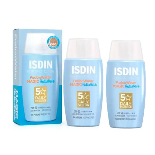 Isdin Fotoprotector Fusion Water Pediatrics SPF 50, balenie 2 x 50 ml