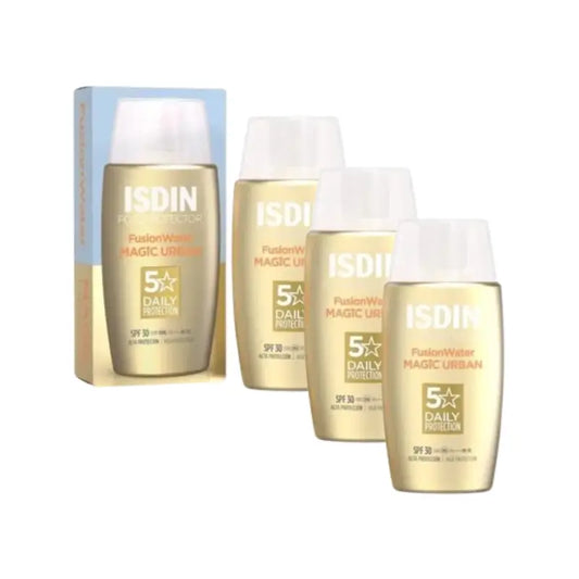 Isdin Fotoprotector Fusión Water Urban SPF 30, 3 × 50 ml