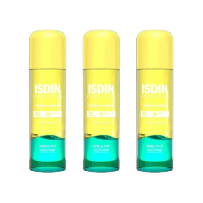 Isdin Hydrolotion SPF 50+ – dvojfázový opaľovací krém, 3 x 200 ml