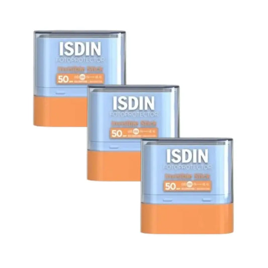 Isdin Neviditeľný opaľovací tyčinka SPF 50+, 3 × 10 g