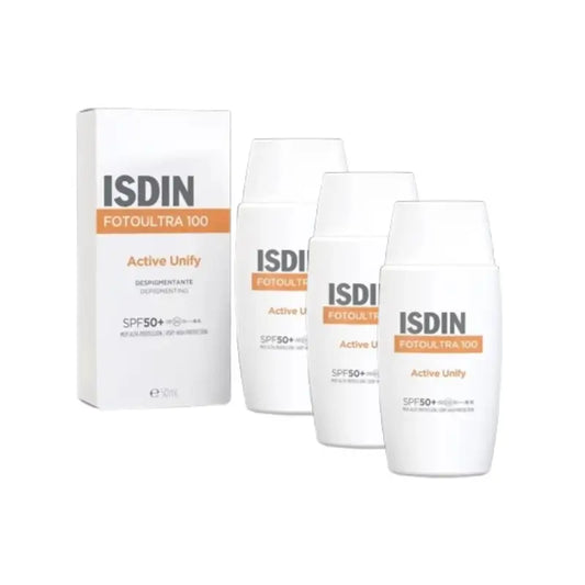 Isdin Fotoultra Active Unify SPF 50+, 3 × 50 ml