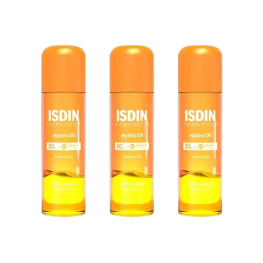 Isdin Hydro Oil SPF 30, 3 × 200 ml