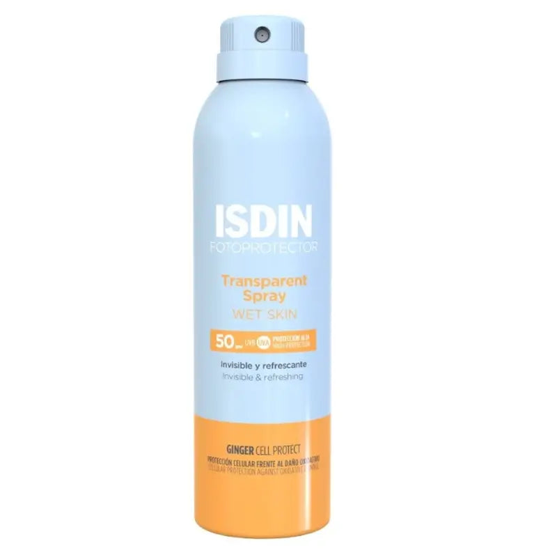 Isdin Transparentný opaľovací krém Wet Skin SPF 50, 100 ml