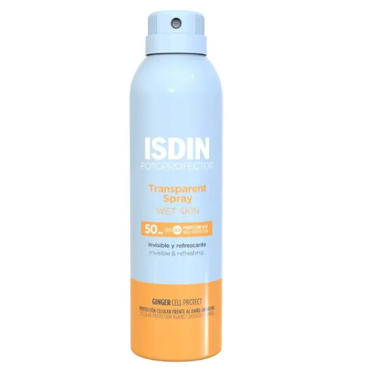 Isdin Transparentný opaľovací krém Wet Skin SPF 50, 100 ml