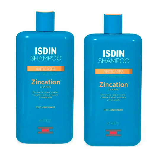 Isdin Zincation Frecuencia šampón, balenie 2 x 400 ml