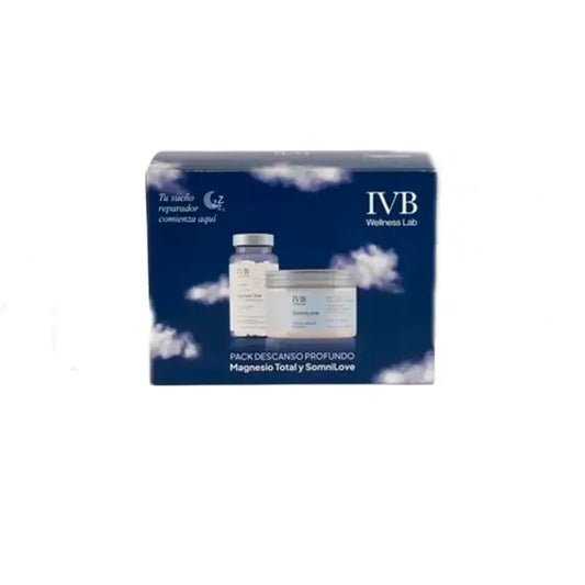 Ivb Wellness Lab Pack „Hlboký odpočinok“, celkový obsah horčíka, 60 kapsúl + SomniLove, 180 g