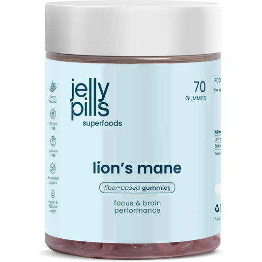Želé tabletky Lion’S Mane Gummies s príchuťou lesných plodov, 70 kusov