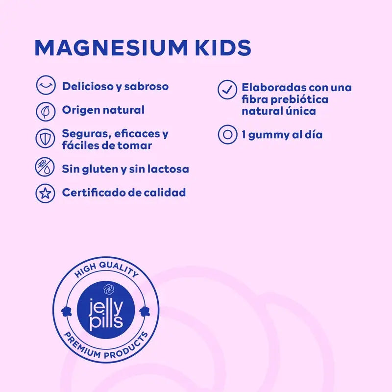 Jelly Pills Magnesium Kids Lesné ovocie, 70 gumených cukríkov
