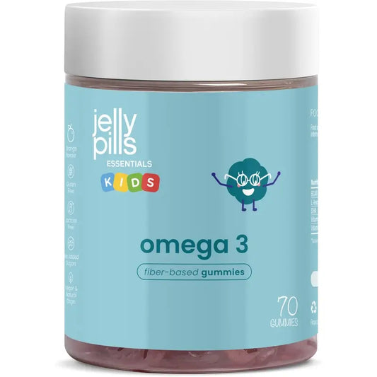 Želé tabletky Omega Kids s príchuťou pomaranča, 70 kusov