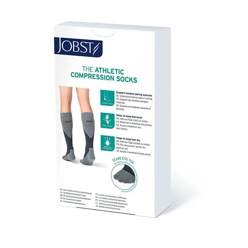 Jobst  Športové ponožky, ružové/šedé, 15–20 mmHg