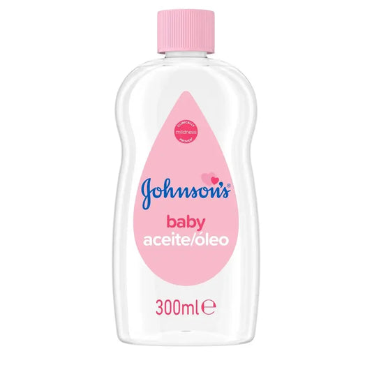 Johnson'S Baby Olej, bežný, zanecháva pokožku jemnú a zdravú, ideálny pre citlivú pokožku, 300 ml