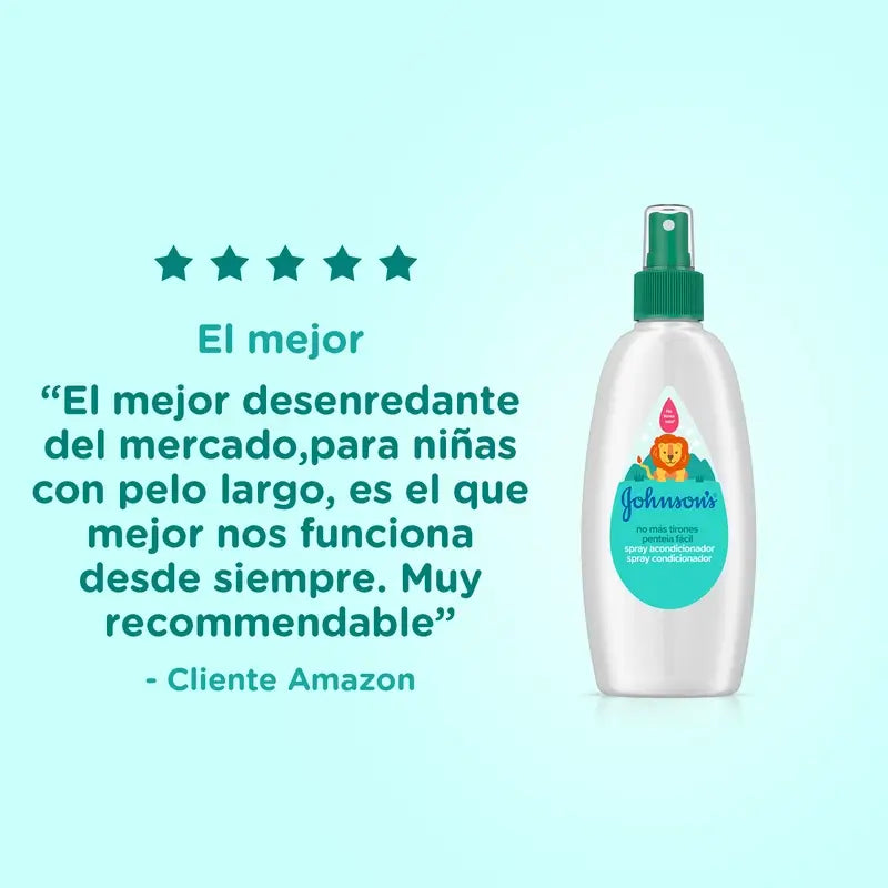 Johnson'S Baby Kondicionér v spreji „No Más Tirones“ pre deti, 200 ml