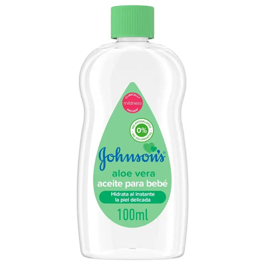 Johnson'S Baby Aloe Vera olej, okamžite hydratuje a vyživuje, 100 ml