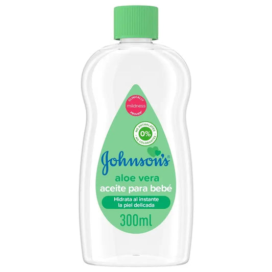 Johnson's Baby Aloe Vera olej, okamžite hydratuje a vyživuje, 300 ml