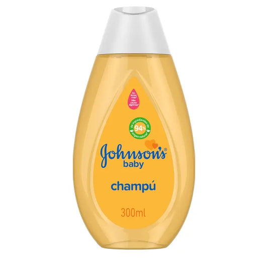 Johnson's Baby Klasický šampón Gold, jemné, lesklé a zdravé vlasy, pre celú rodinu, na každodenné použitie, 300 ml