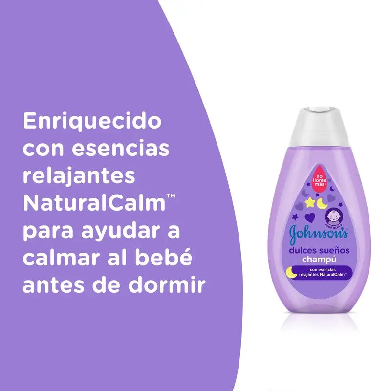 Johnson'S Baby Sladké sny, šampón s upokojujúcimi esenciami Naturalcalm, levanduľa a harmanček, 500 ml
