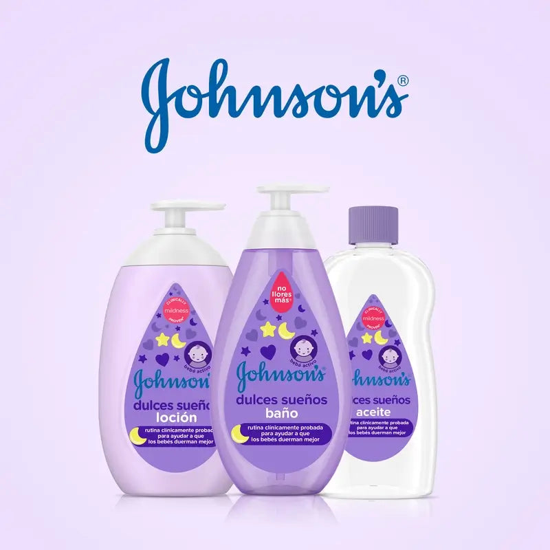 Johnson'S Baby Sladké sny, šampón s upokojujúcimi esenciami Naturalcalm, levanduľa a harmanček, 500 ml