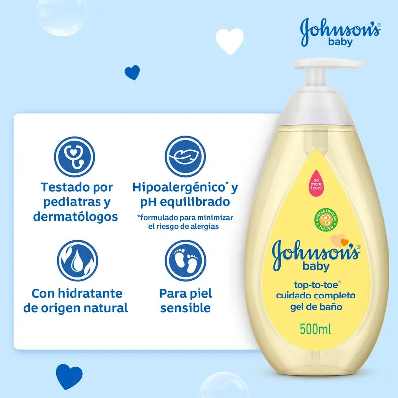 Johnson's Baby Sprchový gél s komplexnou starostlivosťou, 500 ml