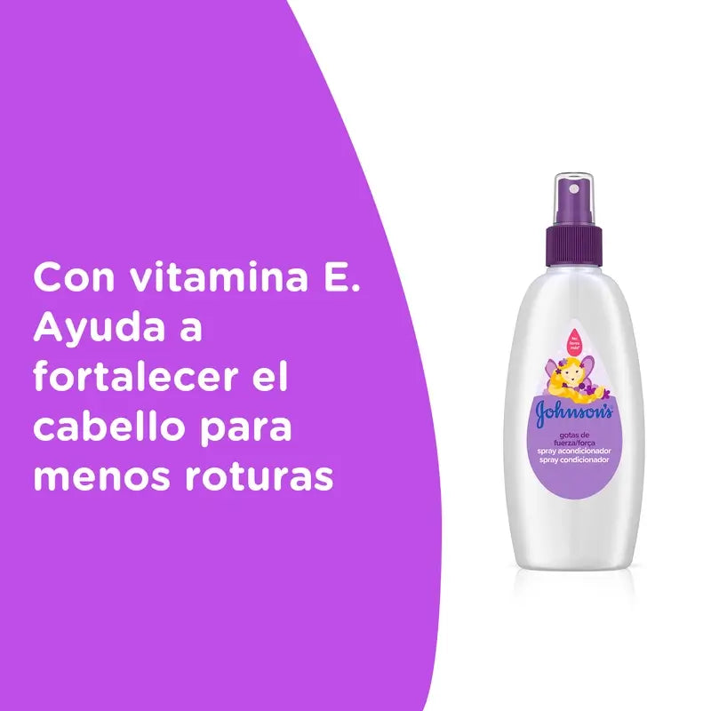 Johnson'S Baby Gotas de Fuerza – detský kondicionér v spreji, 200 ml