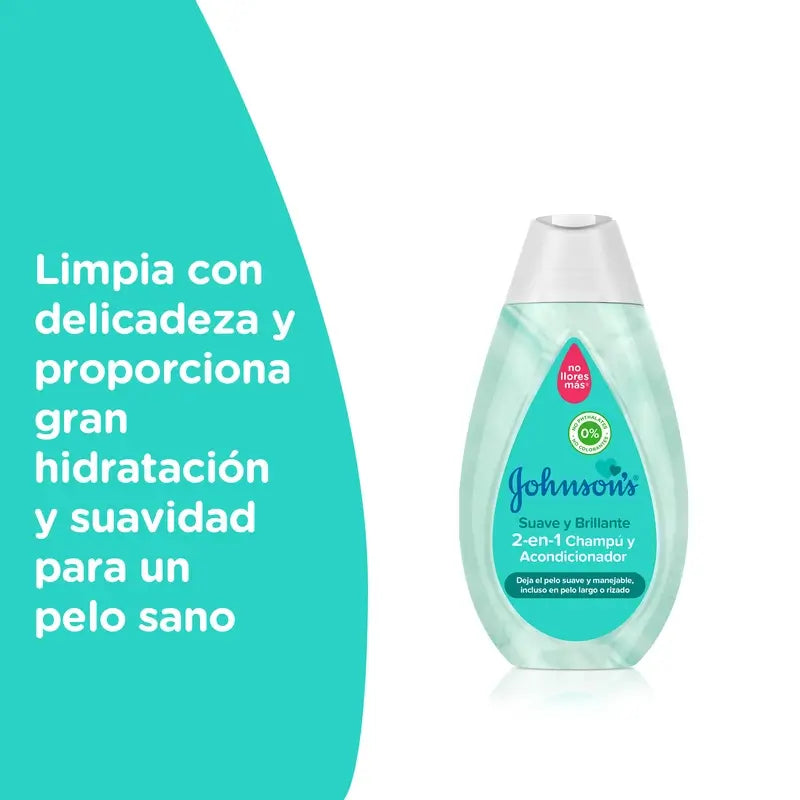 Johnson'S Baby Soft & Shiny šampón a kondicionér 2 v 1, 500 ml