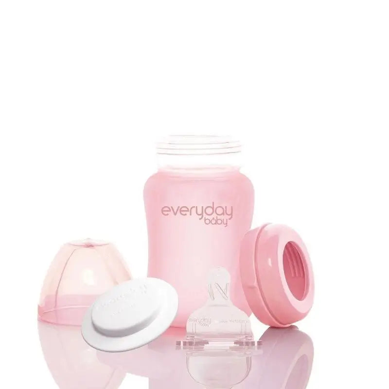 Joykids sklenená fľaša 150 ml, svetloružá, Everyday Baby 