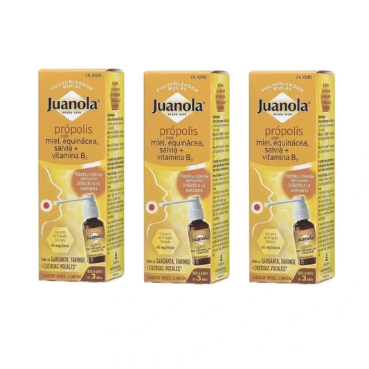 Juanola sprej s propolisom, balenie 3 x 30 ml
