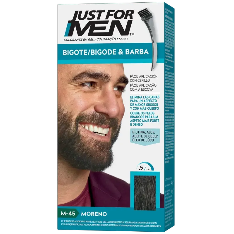 Just For Men – fúzy a brada, tmavá farba