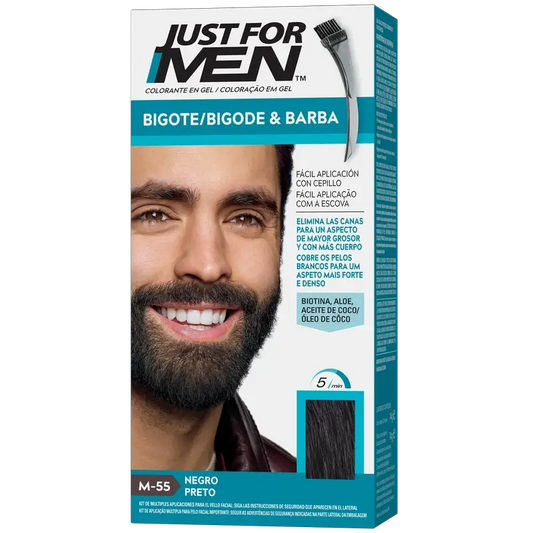 Just For Men – fúzy a brada, čierna