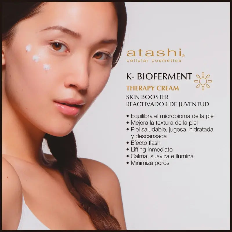Atashi K-Bioferment Therapy Denný krém Skin Booster – podkladová báza 50 ml