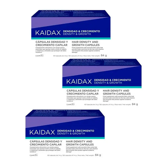 Kaidax – Hustota a rast, balenie 3 x 60 kapsúl