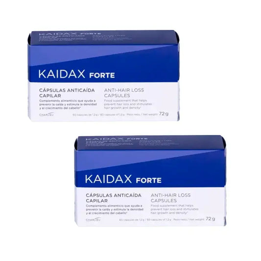 Kaidax Forte proti vypadávaniu vlasov, balenie 2 x 60 kapsúl