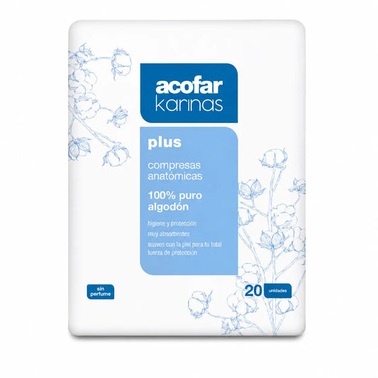 Acofar Karinas Plus – anatomické vložky, 20 kusov