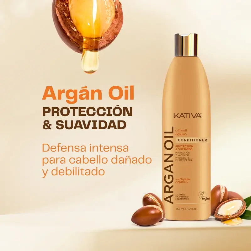 Kativa Argan Olive Peptides Kondicionér, 500 ml