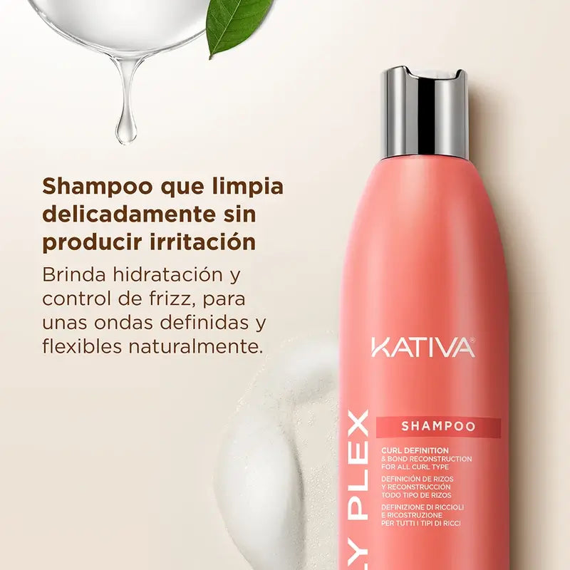 Šampón Kativa Curly Plex, 355 ml