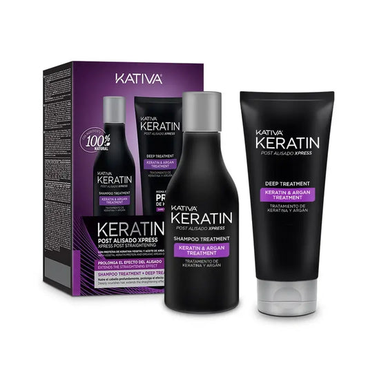 Sada Kativa Keratin na starostlivosť po vyrovnávaní vlasov Xpress, 1 ks