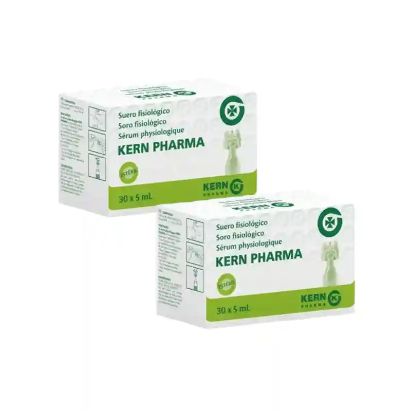 Kern Pharma Fyziologický roztok, jednorazové balenie 5 ml, 30 kusov, balenie po 2 
