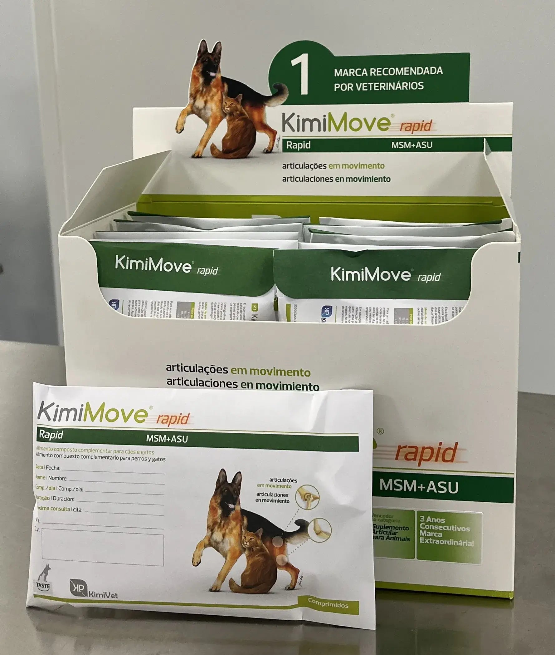 Kimimove Rapid 400 tabletiek