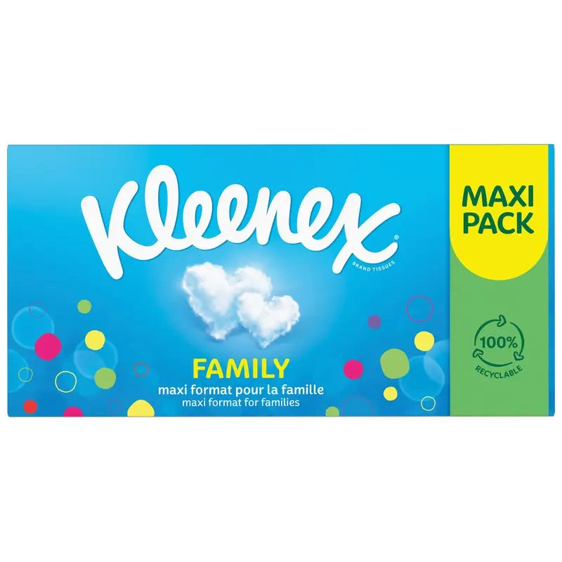 Kleenex Family – vreckovky na tvár, 128 kusov