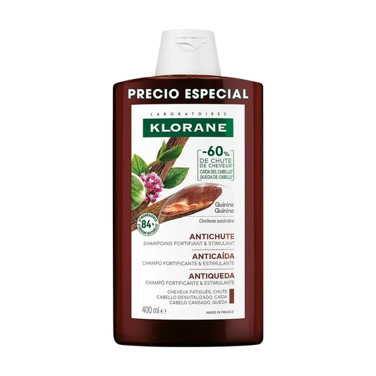 Klorane Šampón s chininom proti vypadávaniu vlasov 400 ml