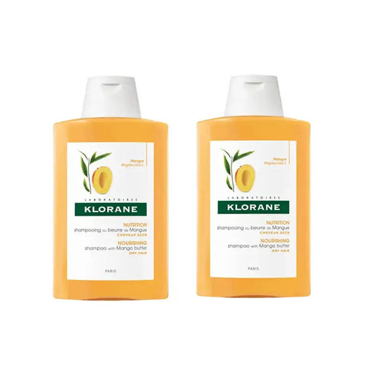 Klorane Nourishing Mango Shampoo, 2X200 Ml