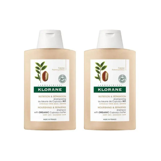 Klorane Šampón s maslom z cupuaçu, 2 × 200 ml 
